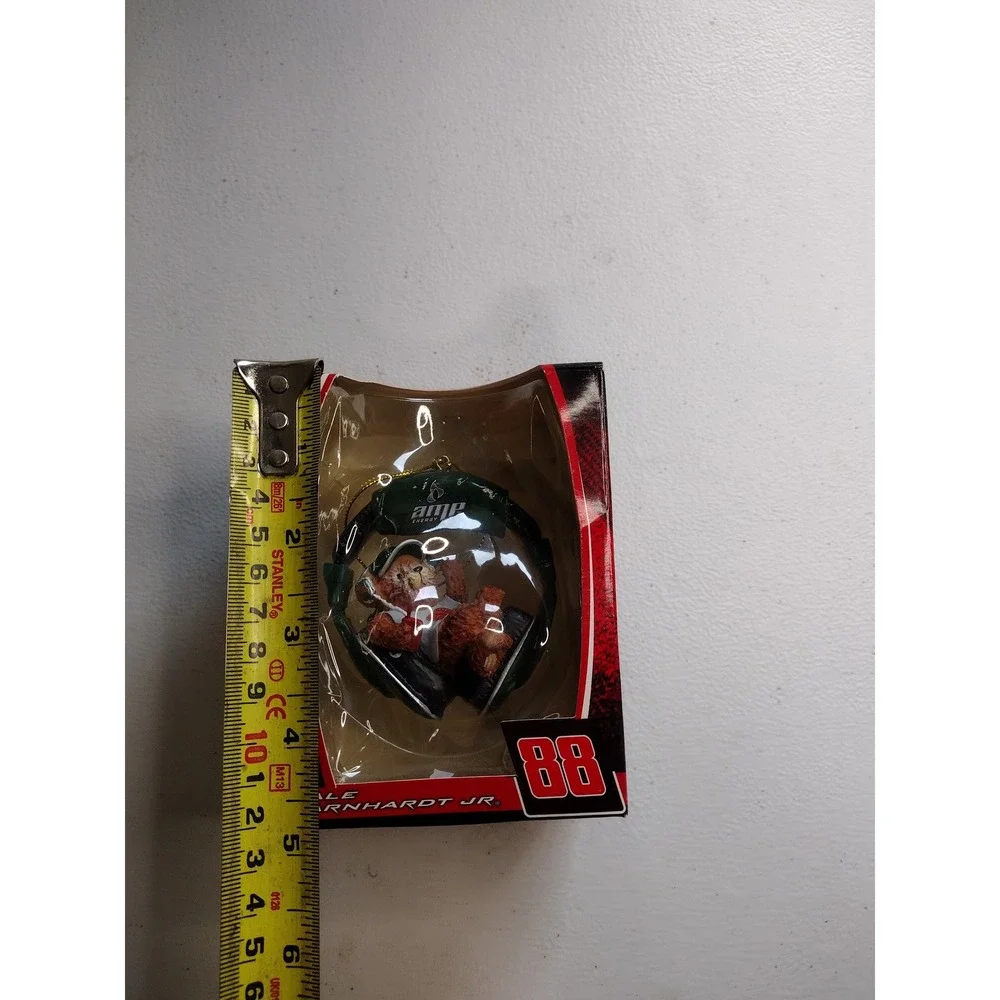 Dale Earnhardt Jr 88 NASCAR AMP Energy‎ Teddy Bear Ornament Collectible Trevco